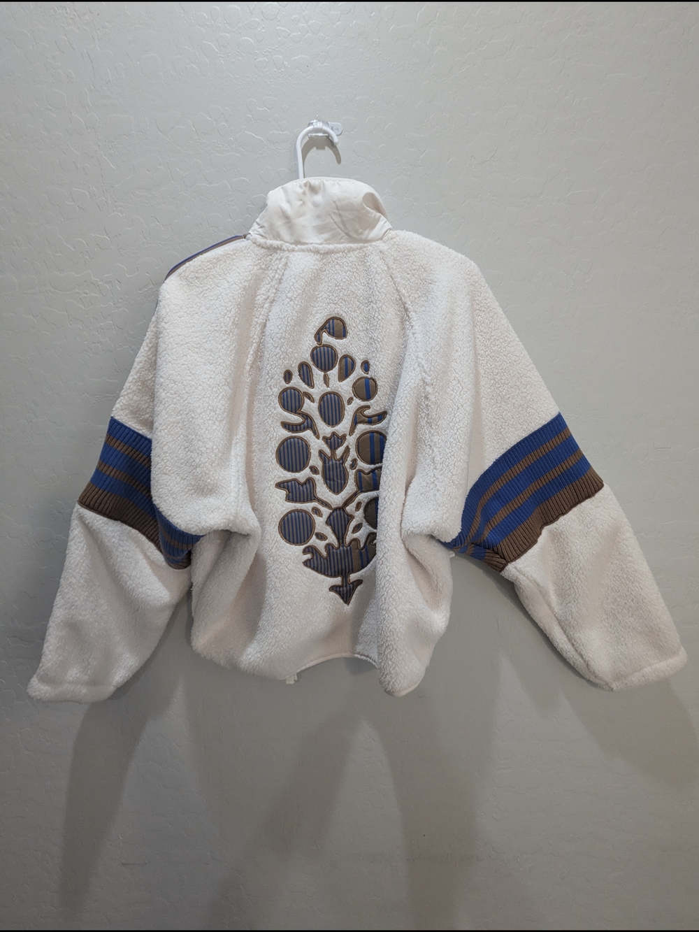 FP Movement Mountain High Logo Fleece Jacket in Ivory - Size Small - Picture 5 of 6